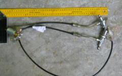 Свеча ЭФУ с топливопроводом в сборе HOWO/CDM 61200090162+61200090163